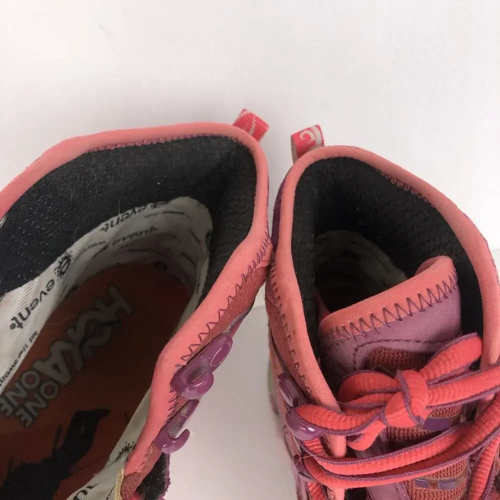 Hoka One One Women's Pink Plum Trail Running Boots - Picture 13 of 13